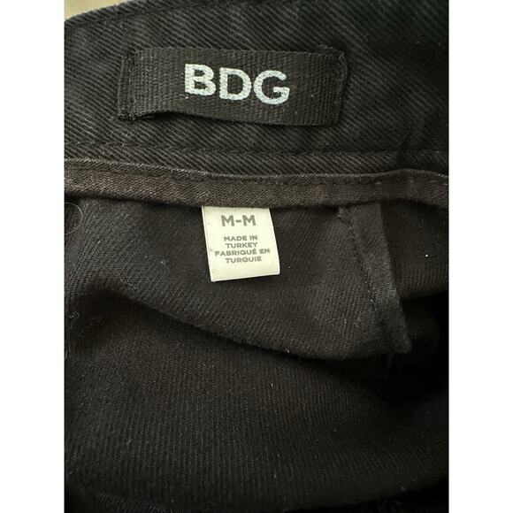 BDG Mini Skirt W/ Front Pockets - Size Medium, Black 100% Cotton - Picture 7 of 8